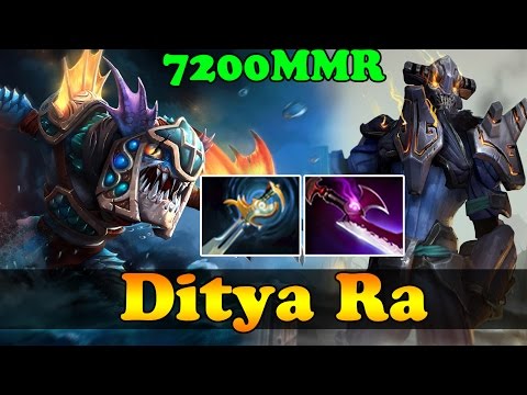 Ditya Ra 7200 MMR Plays Slark And Sven With Silver Edge - Ranked Match Gameplay- Dota 2