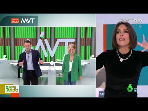 El grito de Iñaki López fuera de cámaras que sorprende a Lorena Castell en directo - Zapeando