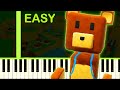 SUPER BEAR ADVENTURE THEME EASY Piano Tutorial