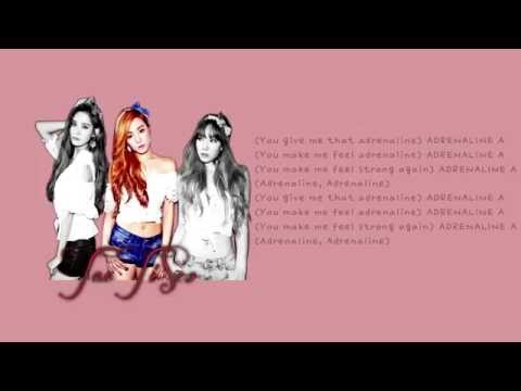 Girls' Generation-TTS 소녀시대-태티서_Adrenaline_Color Coded Lyrics (Han|Rom|Eng)