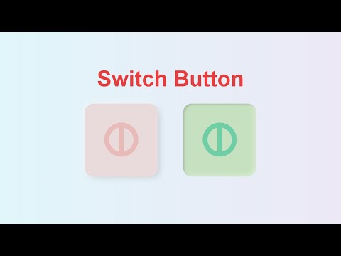 Neumorphic Switch Button Using Html Css Javascript Custom Toggle Ui