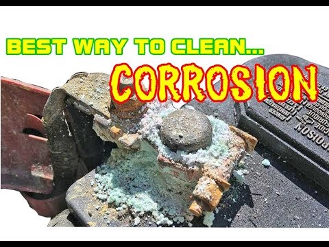 ⭐ BEST Way To SAFELY Clean Corrosion Off The Battery!