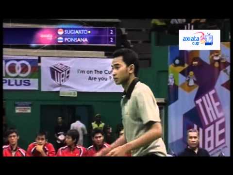 Best Service Return (Day 1 - Group Stage) - Ponsana vs Sugiarto - Axiata Cup 2012