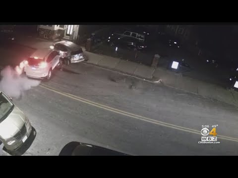 Crash caught on camera in East Boston amid calls for changes to dangerous intersection