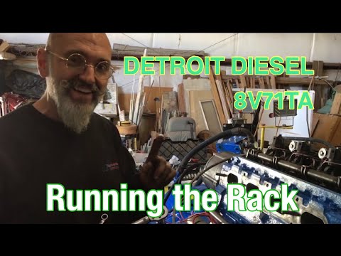 Running the rack on a Detroit Diesel 8V71