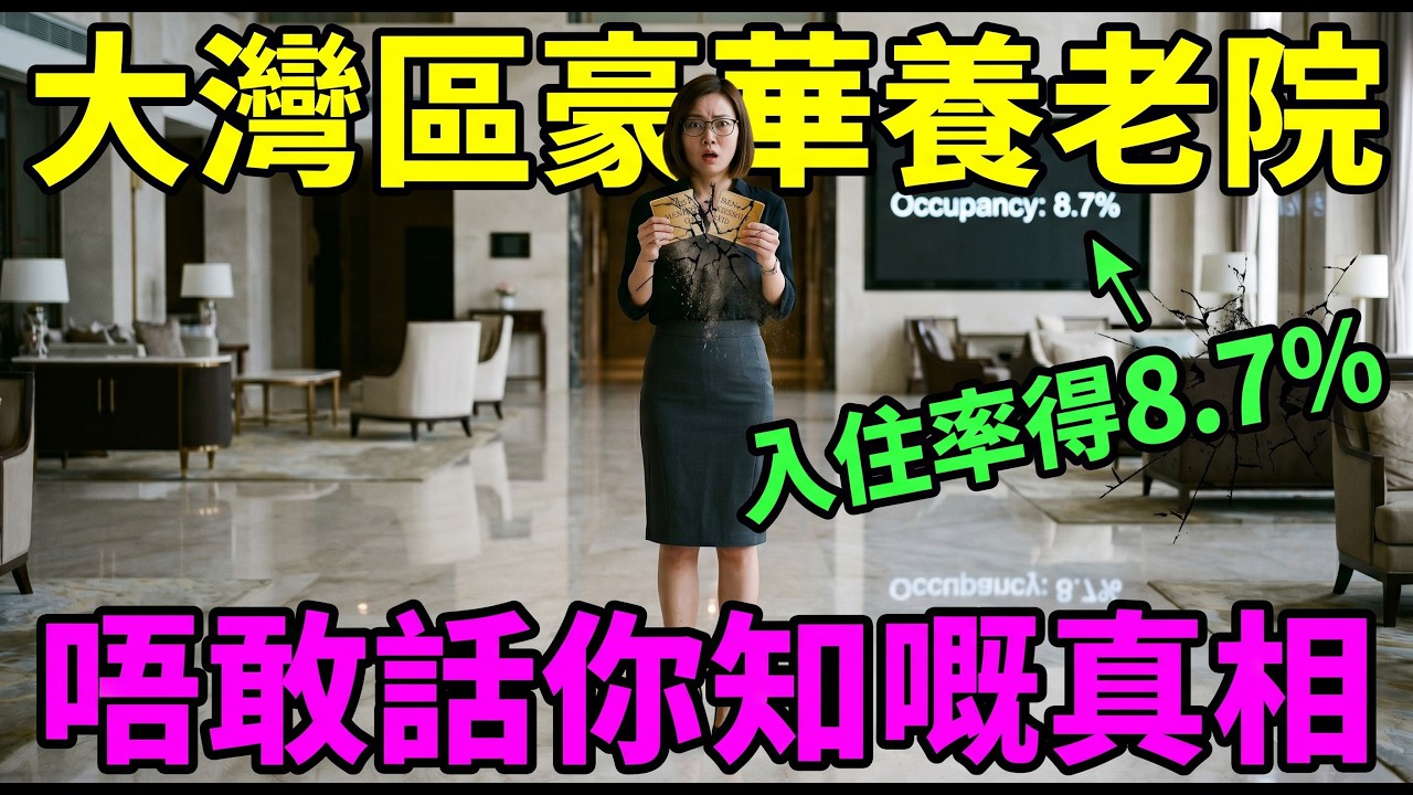 入住率得8.7%？咪做水魚！大灣區豪華養老院唱空真相！唔敢話你知嘅吸血法律盲點 #大灣區養老院 #香港特區 #香港長者 #會員制陷阱 #跨境醫療 #棺材本