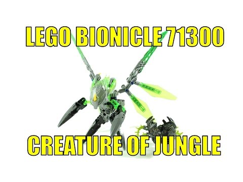 LEGO BIONICLE UXAR CREATURE OF JUNGLE 71300 REVIEW Video