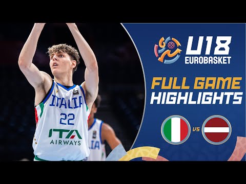 3rd Place Game: Italy 🇮🇹 vs Latvia 🇱🇻 | Highlights | FIBA U18 EuroBasket 2025