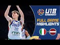 Italy Vs Latvia 3rd Place Game Highlights FIBA U18 EuroBasket 2025