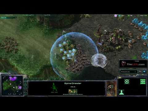Zergling Surround and Defensive Tactics - StarCraft 2 Strategy