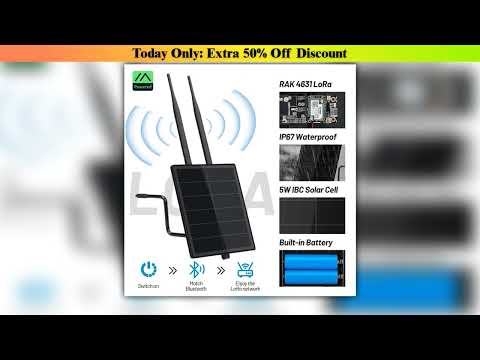 Best D5 LoRa Solar Power Lora Node Repeater 37V with Wisblock RAK19007 RAK4630 SX1262 Devboard