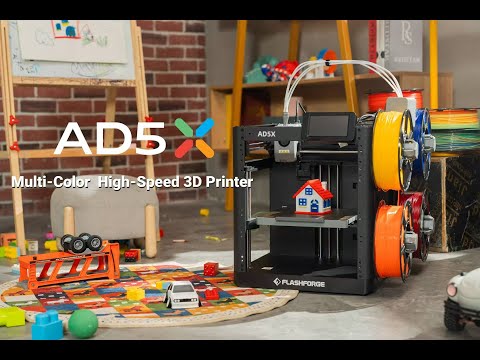 Vídeo oficial da Flashforge: AD5X