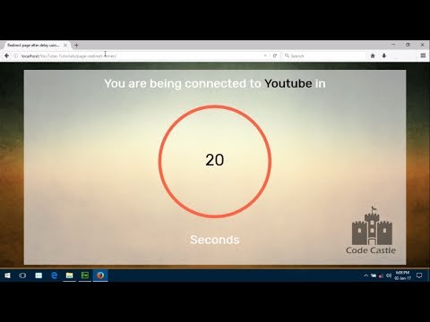How To Redirect Url Using Timer In Javascript Javascript Timeout