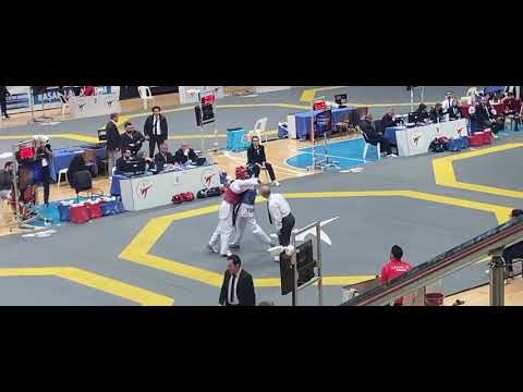 Ömer Faruk Dayıoğlu(Ankara) Enes Kaplan (Ankara) 2023 Büyükler Türkiye Taekwondo Şampiyonası 58 kg F