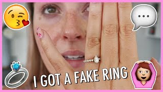 FAKE ENGAGEMENT RING 💍 Vlog 595