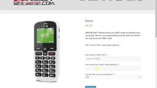 Unlock your smartphone DORO all models