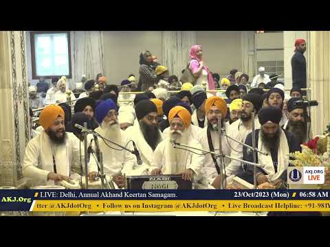 059 Delhi 23Oct2023 MonMor Dinas Sohellaa Keertan Giani Gurdev Singh Jee Australia