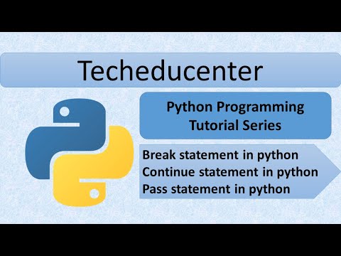 Break Statement In Python In Hindi Continue Statement In Python Hindi Pass Statement In Python
