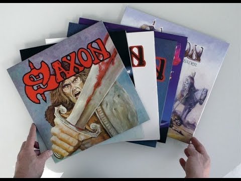 SDEtv / Saxon 'Splatter' vinyl reissues unboxed