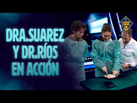 Blanca Suárez and Manu Ríos become surgeons live on El Hormiguero