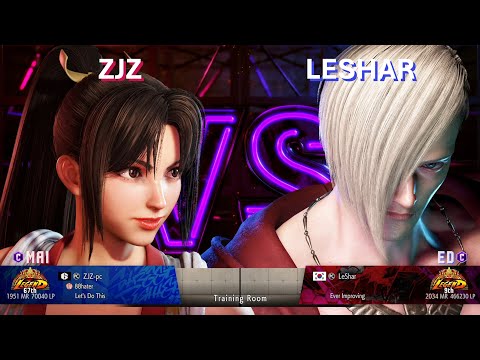 SF 6 ⚔ ZJZ (Mai) 🆚 LESHAR (ED)  ⚔ Master Level Gameplay