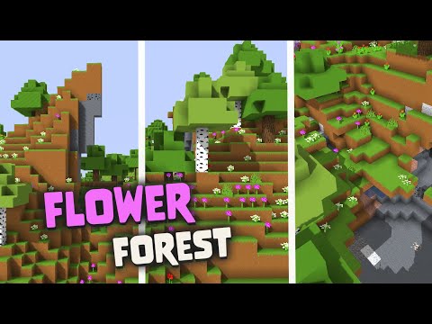 Minecrafting - Texture Packs, Seeds & Builds - Top 3 Flower Forest  Seeds for Minecraft  | Java Edition