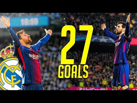 Lionel Messi ● All 27 Goals VS Real Madrid | EL Clasico Record | HD