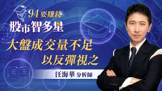 大盤成交量不足 以反彈視之