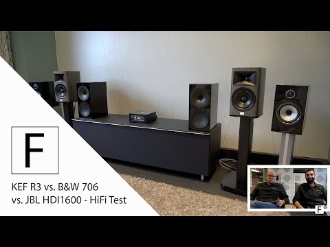 Regallautsprecher unter 2000€ - B&W 706 vs. JBL HDI1600 vs. KEF R3 an NAD M10! Lautsprecher Test!