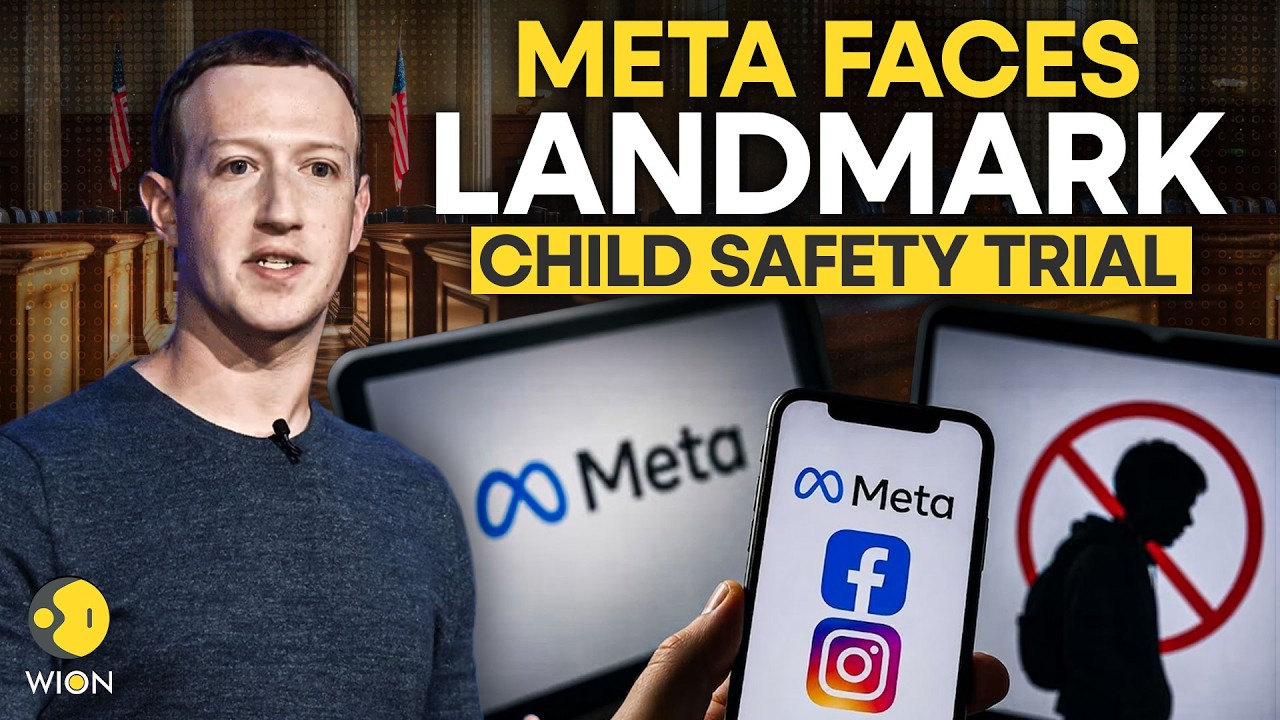 META CHILD SAFETY TRIAL LIVE: Zuckerberg Faces Major Court Battle | Instagram | Facebook | WATCH