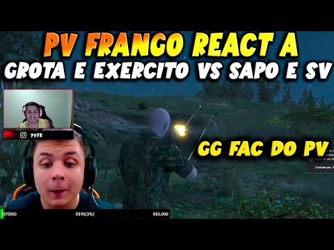 PV CHICKEN REACT TO THE WAR BETWEEN GROTA AND ARMY vs SAPO AND SV 🔥😱 *GG PV TROOP*