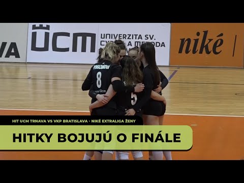 Hit UCM Trnava 3:2 VKP Bratislava (Niké Extraliga ženy)