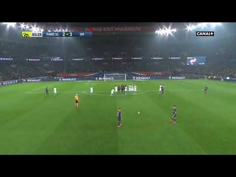 Angel Di Maria qui fait souffrir Marseille avec son coup franc ⚽⚽👏