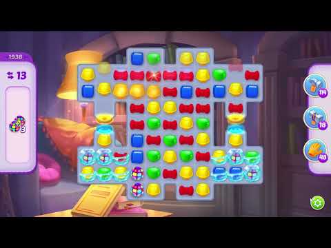 Homescapes 1938 Hard Level - 18 moves - NO BooSTERS