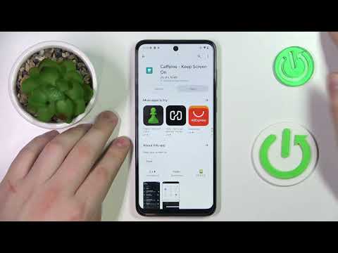 How to Change Screen Timeout to Never on MOTOROLA Moto G13 - Caffeine App