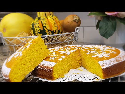 Butter squash soft cake كيك بالقرع الاحمر لذيذة وصحية