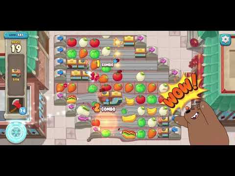 We Bare Bears the Puzzle for Kakao Season2 Level 581 - No Boosters