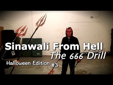 Sinawali Double Stick Drill - Double Pitchfork - Heaven 6 Drill