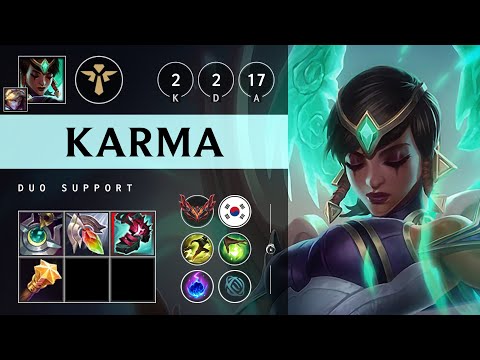 Karma Support vs Janna - KR Grandmaster Patch 25.13