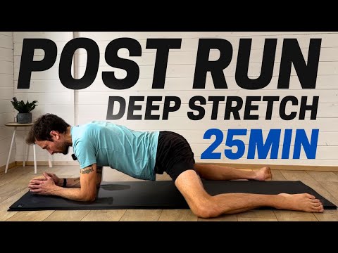 25 Min Deep Post Run Stretching Routine