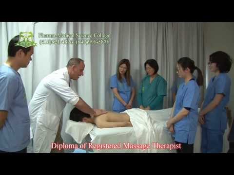 Demonstração de Clínica de Massagem - Programa RMT - Pharme-Medical Science College of Canada