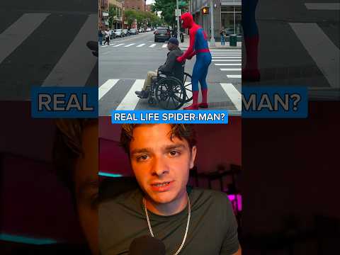 Spiderman IRL 😭