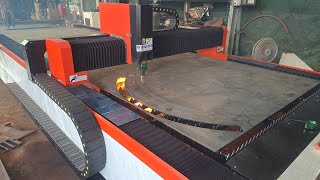 6000w cắt thép 25 mm siêu mượt. #cypcut #raytools #6000w #cnclaser