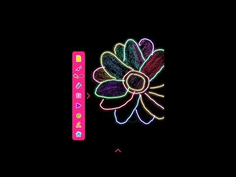 Doodle Glow: Draw Neon Art and Add Cute Stickers