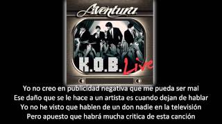 Aventura - Controversia (lyric - letra)