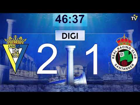 DIRECTO | Vive con nosotros el Cádiz CF - Real Racing Club de Santander