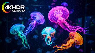 The Best Jellyfish 4K 🐚 Stunning Aquarium - Relaxing Music for Deep Sleep