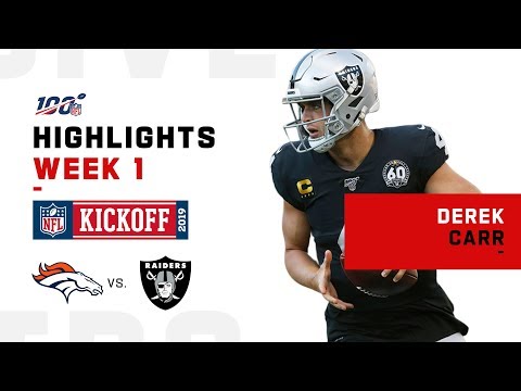 Derek Carr's Clutch Night, Throws 21/26 | NFL 2019 Highlights