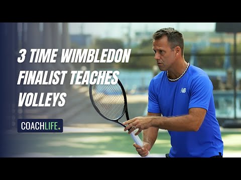 3-Time Wimbledon Finalist and Grand Slam Champion Teaches Volleys