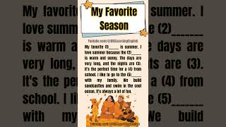 Learn English Through Story: "My Favorite Season" | A2-B1 Listening Practice